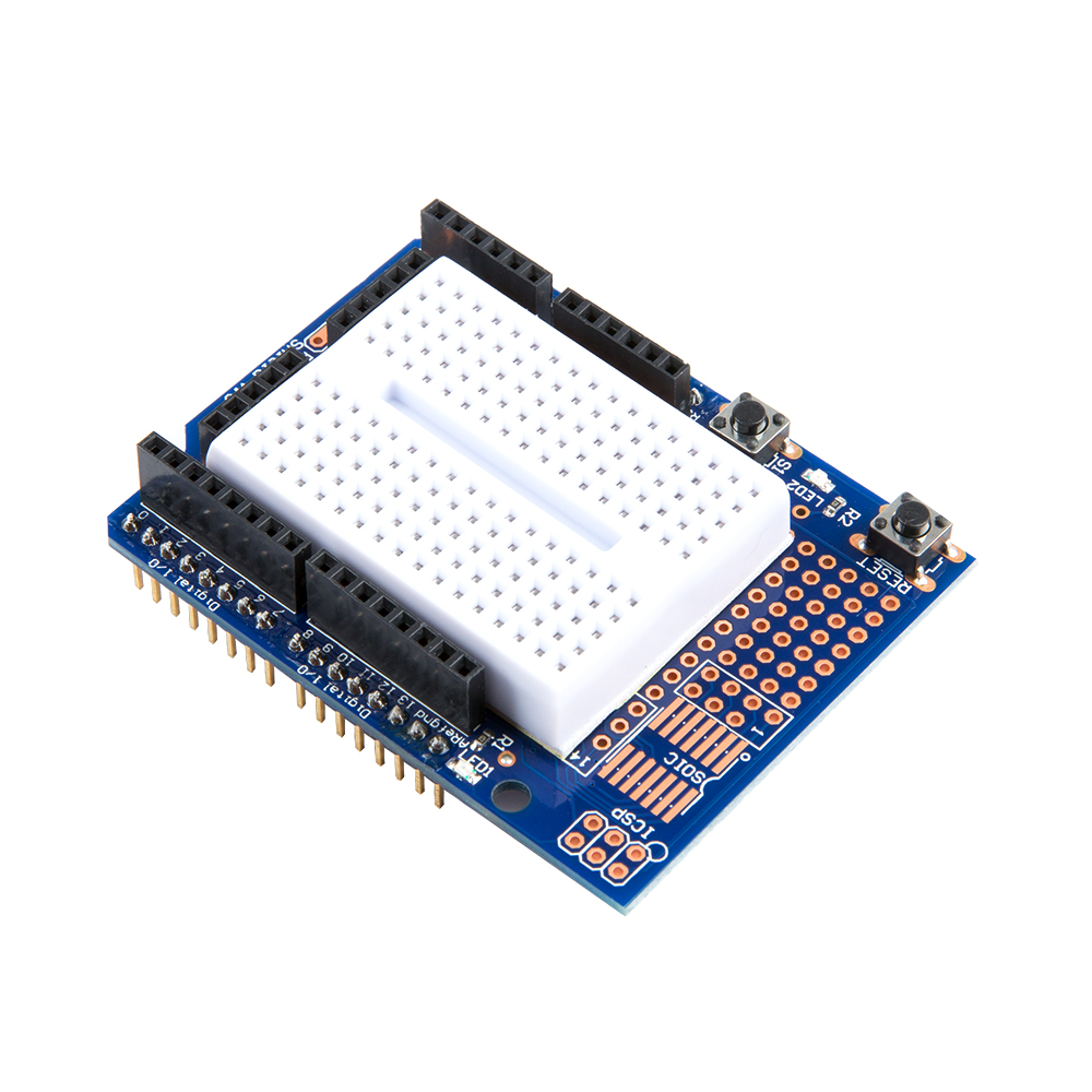 Плата расширения для Arduino UNO с макетной платой на 170 точек